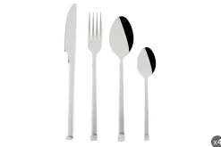 Posate, 16 pezzi, acciaio inox, acciaio
