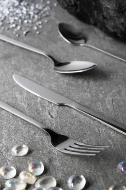 Posate, 16 pezzi, acciaio inox, acciaio