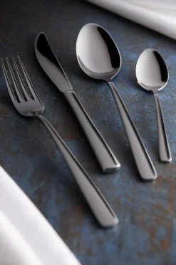 Posate, 24 pezzi, acciaio inox, alto spessore