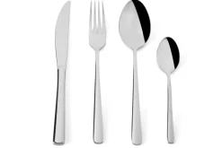 Posate, 24 pezzi, acciaio inox, alto spessore
