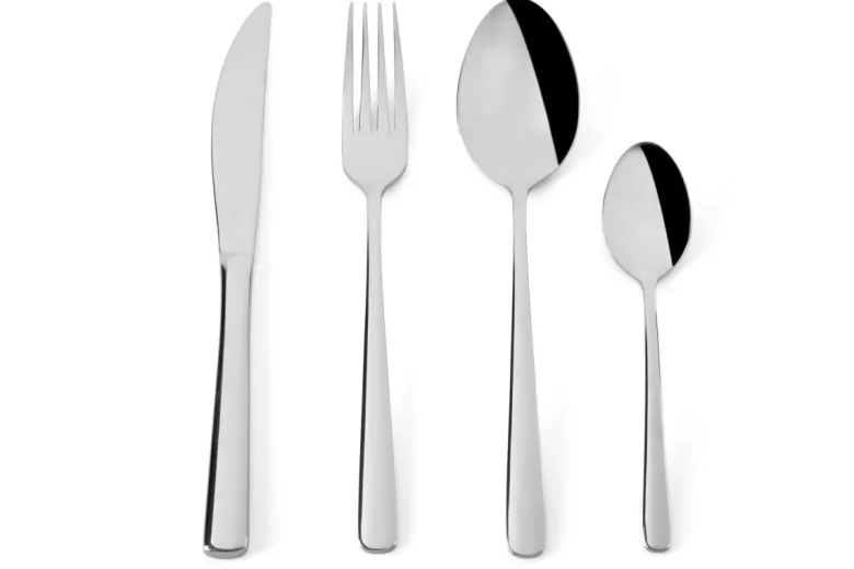 Posate, 24 pezzi, acciaio inox, alto spessore