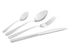 Posate, 24 pezzi, acciaio inox, alto spessore