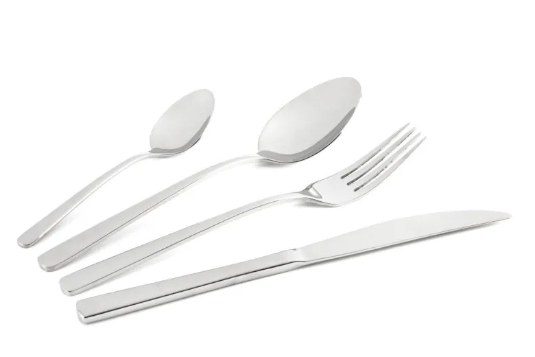 Posate, 24 pezzi, acciaio inox, alto spessore
