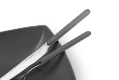 Posate, 24 pezzi, acciaio inox, manicatura grigio