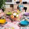 Posate, 24 pezzi, acciaio inox, multicolore floreale