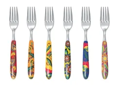 Posate, 24 pezzi, acciaio inox, multicolore, gipsy soul