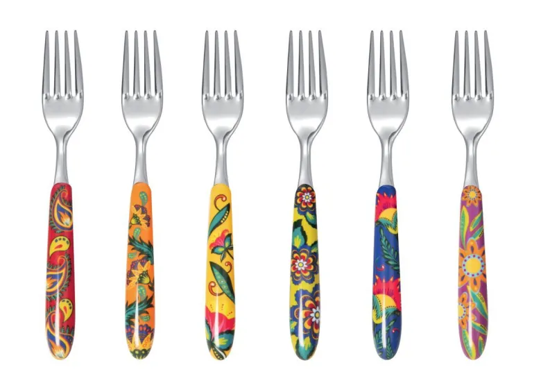 Posate, 24 pezzi, acciaio inox, multicolore, gipsy soul