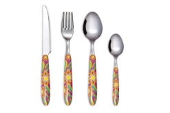 Posate, 24 pezzi, acciaio inox, multicolore, gipsy soul