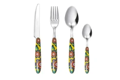 Posate, 24 pezzi, acciaio inox, multicolore, gipsy soul