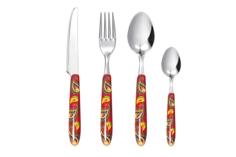 Posate, 24 pezzi, acciaio inox, multicolore, gipsy soul