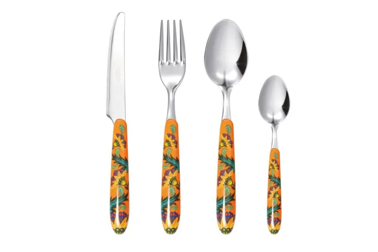 Posate, 24 pezzi, acciaio inox, multicolore, gipsy soul