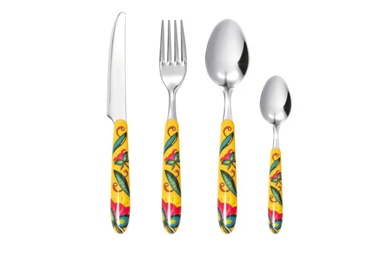 Posate, 24 pezzi, acciaio inox, multicolore, gipsy soul