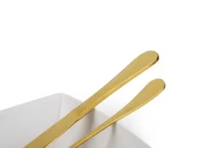 Posate, 24 pezzi, acciaio inox, oro