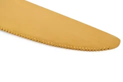 Posate, 16 pezzi, acciaio inox, oro