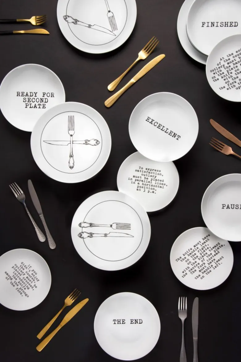 Posate, 24 pezzi, acciaio inox, stile orientale, nero e oro