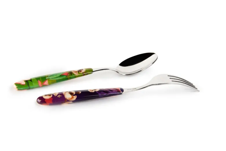 Posate, 24 pezzi, acciaio inox, stile giapponese