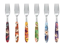 Posate, 24 pezzi, acciaio inox, stile giapponese