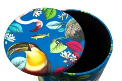 Pouf con contenitore, imbottito, rhapsody