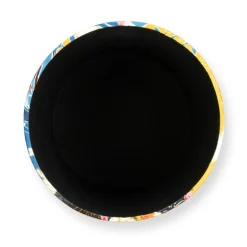 Pouf con contenitore, imbottito, orientale, multicolore