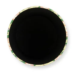 Pouf con contenitore, imbottito, stile cinese, multicolore