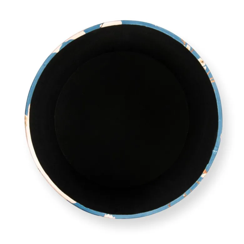 Pouf con contenitore, imbottito, stile orientale
