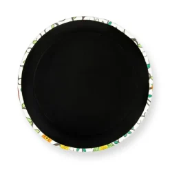 Pouf con contenitore, imbottito, con teschi