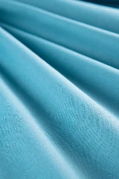 Runner, azzurro, 100% cotone, 45x140 cm