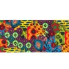 Runner, fantasia stile africano, 100% cotone, 45x140 cm