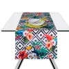 Runner, fantasia tropicale, 100% cotone, 45x140 cm