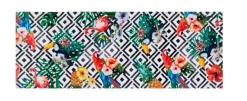 Runner, fantasia tropicale, 100% cotone, 45x140 cm