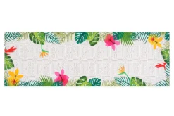 Runner, fantasia tropicale, 100% cotone, 45x140 cm