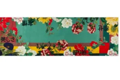 Runner, multicolore, orientale, 100% cotone, 50x160 cm
