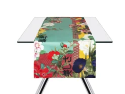Runner, multicolore, orientale, 100% cotone, 50x160 cm