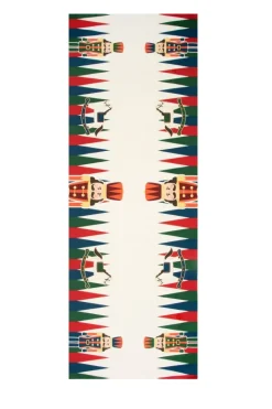 Runner, natalizio, 100% cotone, 50x160 cm