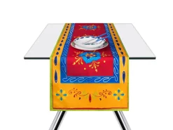 Runner, stile messicano, 100% cotone, 45x140 cm
