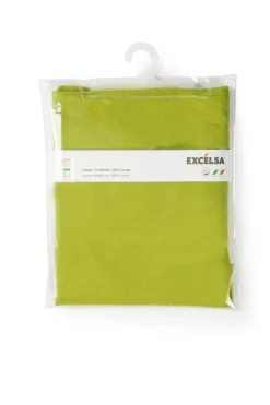 Runner, verde acido, 100% cotone, 45x140 cm