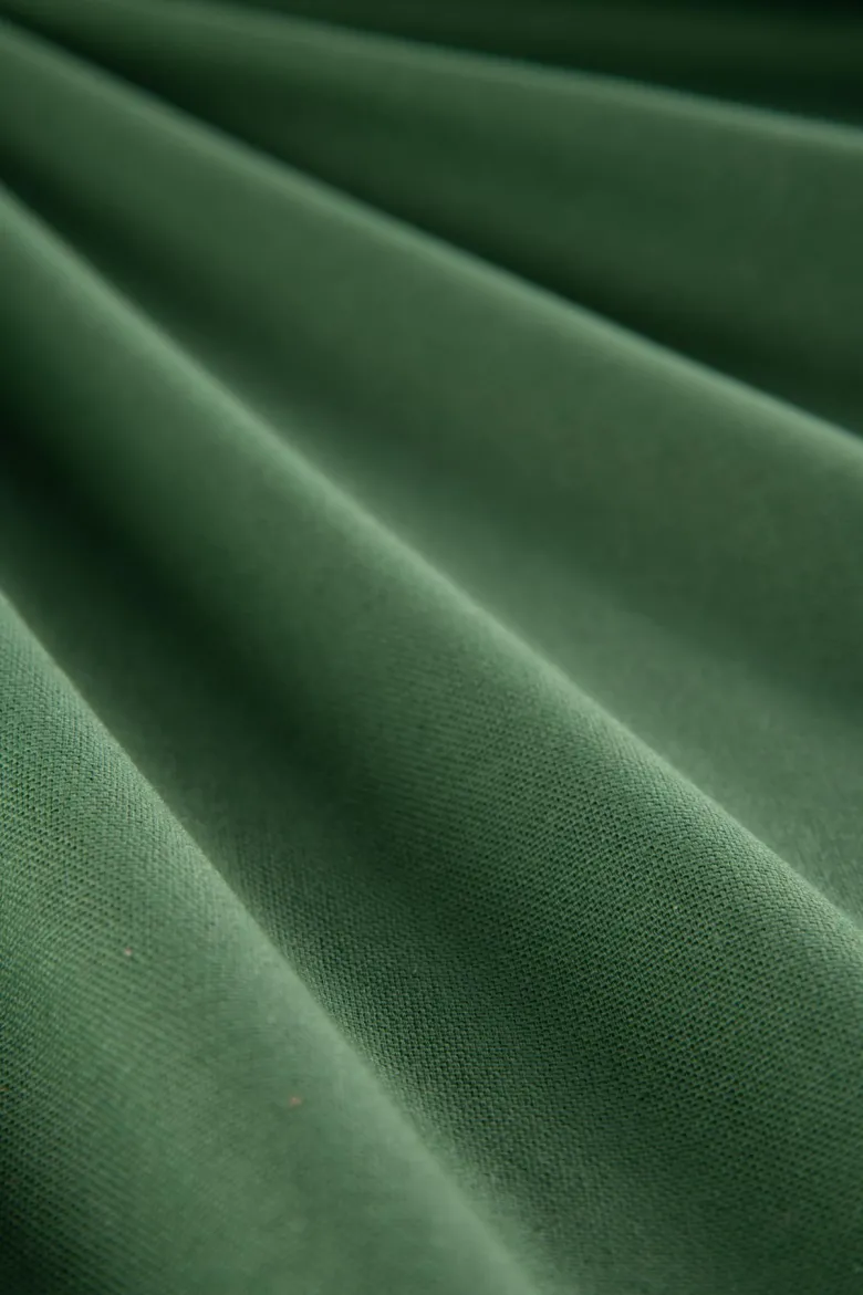 Runner, verde scuro, 100% cotone, 45x140 cm