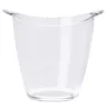 Secchiello ghiaccio, plastica trasparente
