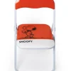 Sedia pieghevole salvaspazio, snoopy, rosso