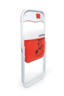 Sedia pieghevole salvaspazio, snoopy, rosso