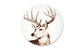 Servizio piatti, animali, ceramica, 12 pezzi