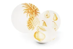 Servizio piatti, animali/piante/frutti, ceramica, 18 pezzi