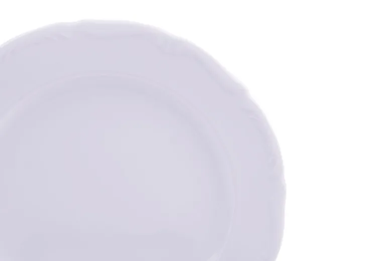 Servizio piatti, bianco, francese, porcellana, 18 pezzi