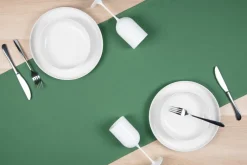 Servizio piatti, bianco/nero, stile nordico, 12 pezzi