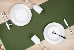 Servizio piatti, bianco/nero, stile nordico, 12 pezzi