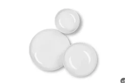 Servizio piatti, bianco, porcellana, 18 pezzi