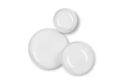 Servizio piatti, bianco, porcellana, 18 pezzi