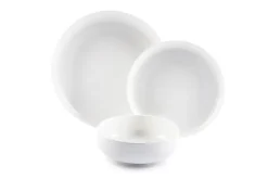 Servizio piatti, bianco, porcellana, 18 pezzi