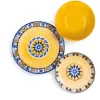 Servizio piatti, chic, porcellana/stoneware, 18 pezzi