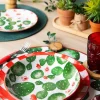 Servizio piatti, con cactus, porcellana, 18 pezzi